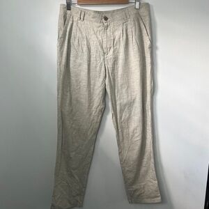 Patagonia Women's Hemp Organic Cotton Pants Size 10 Shale Beige 34x30 NWT $79